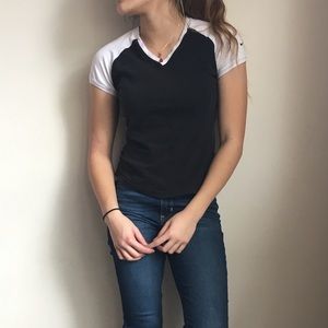 Nike black and white t-shirt